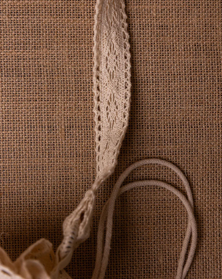 Starlight drawstring crochet potli, handmade eco-friendly bag by The Mango House Trust