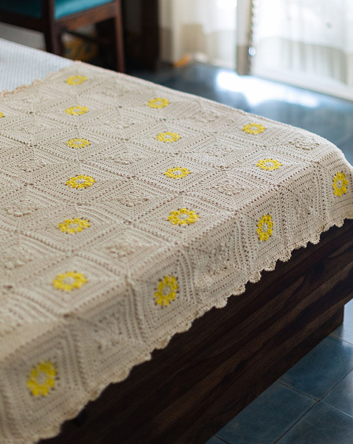 Bloom Crochet Bed Cover