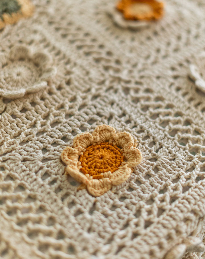 Marigold Bed Crochet Cover