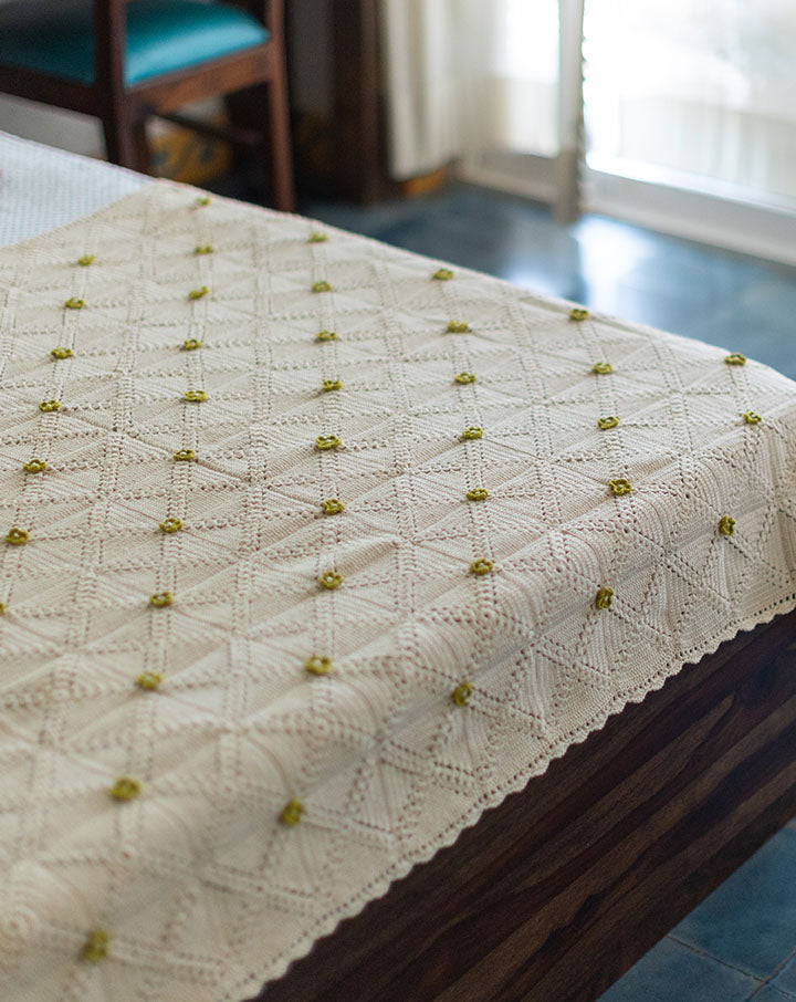 Tiny Flower Crochet Bed Cover