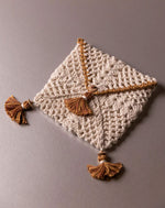 Handcrafted crochet pouch, eco-friendly artisan accessory by The Mango House Trust