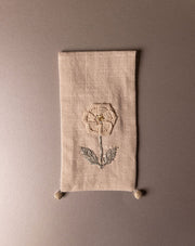 Elegant handcrafted crochet pouch, eco-friendly design by The Mango House Trust
