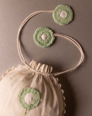 Eco-friendly crochet pouch, handmade sustainable accessory by The Mango House Trust