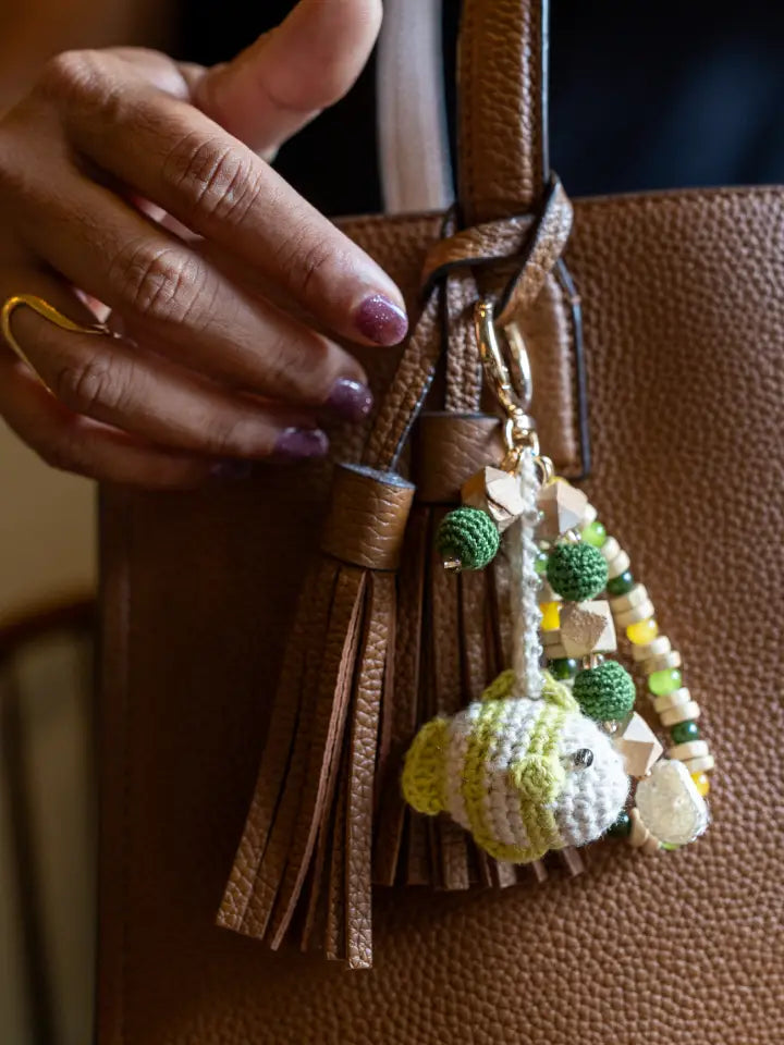 The Mango House Fish Tales Crochet Bag Charm