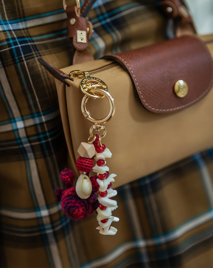 The Mango House Crab Crochet Bag Charm