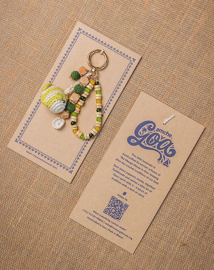 The Mango House Fish Tales Crochet Bag Charm