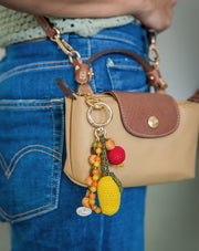 The Mango House Moody Mango Crochet Bag Charm